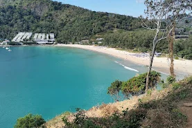 Nai Harn bay seen from the hill above it
